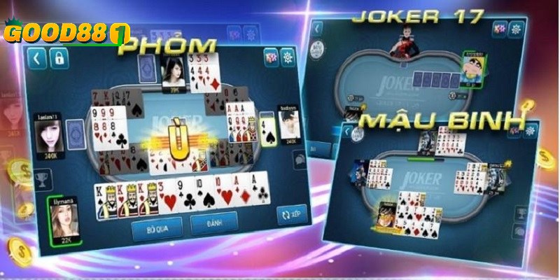 Chọn bàn chơi theo game bài yêu thích  