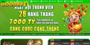 GOOD88 hiện đang mở chào đón mọi tín đồ cá cược trải nghiệm